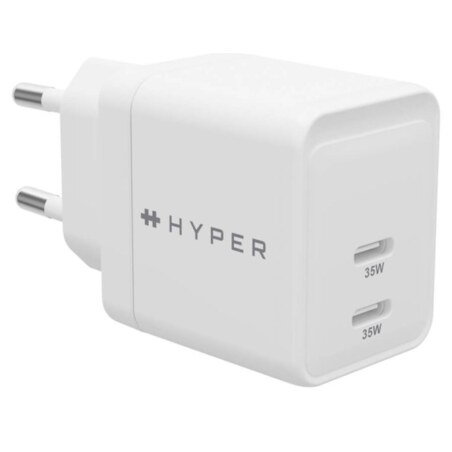 HYPER HJG35EU cargador de dispositivo móvil Auriculares, Auriculares, Smartphone, Ver Blanco Corriente alterna Carga rápida Inte