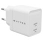 HYPER HJG35EU cargador de dispositivo móvil Auriculares, Auriculares, Smartphone, Ver Blanco Corriente alterna Carga rápida Inte