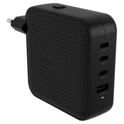 HYPER HJ1002BKWWGL cargador de dispositivo móvil Portátil, Smartphone, Tableta Negro Corriente alterna Carga rápida Interior