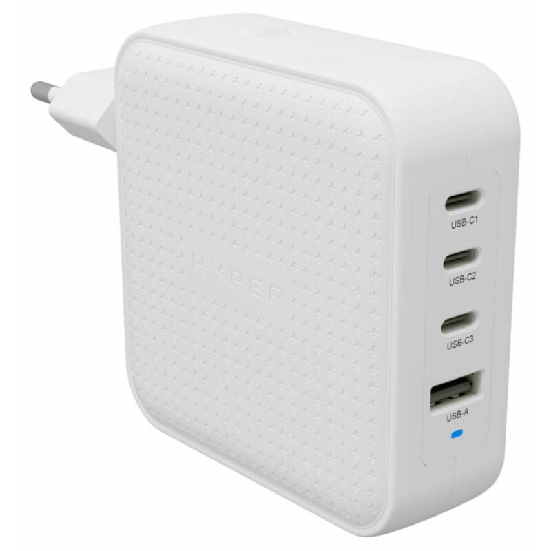 HYPER HJ1002WHWWGL cargador de dispositivo móvil Portátil, Smartphone, Tableta Blanco Corriente alterna Carga rápida Interior