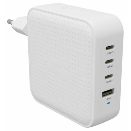 HYPER HJ1002WHWWGL cargador de dispositivo móvil Portátil, Smartphone, Tableta Blanco Corriente alterna Carga rápida Interior