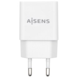 AISENS Cargador USB 10W Alta Eficiencia, 5V/2A, Blanco