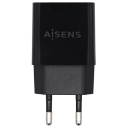 AISENS Cargador USB 10W Alta Eficiencia, 5V/2A, Negro
