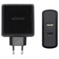 AISENS ASCH-2PD45A-BK cargador de dispositivo móvil GPS, Mando para videojuegos, MP3, MP4, Teléfono móvil, Portátil, Smartphone,