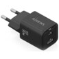 AISENS ASCH-30W2P021-BK cargador de dispositivo móvil Universal Corriente alterna Carga rápida Interior