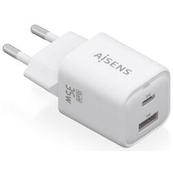 AISENS ASCH-35W2P024-W cargador de dispositivo móvil Universal Corriente alterna Carga rápida Interior