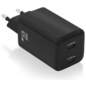 AISENS ASCH-65W2P040-BK cargador de dispositivo móvil Universal Corriente alterna Carga rápida Interior
