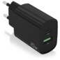 AISENS A110-0755 cargador de dispositivo móvil Universal Negro Corriente alterna Carga rápida Interior