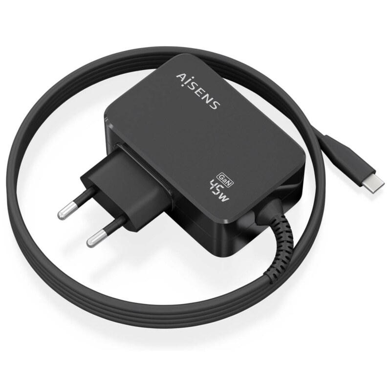 AISENS ASCH-1PD45WL032-BK cargador de dispositivo móvil Universal Corriente alterna Interior