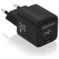 AISENS ASCH-20W2P011-BK cargador de dispositivo móvil Universal Corriente alterna Carga rápida Interior
