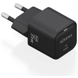 AISENS ASCH-35W1P023-BK cargador de dispositivo móvil Universal Corriente alterna Carga rápida Interior