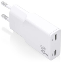AISENS ASCH-30W2P048-W cargador de dispositivo móvil Cámara digital, MP3, MP4, Teléfono móvil, Navegante, Portátil, Consola de j