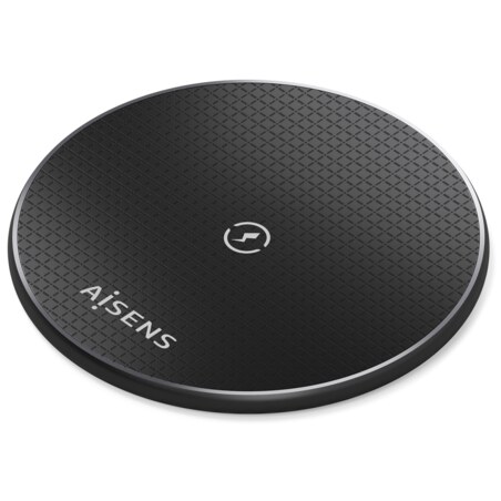 AISENS ASCH-15W1WC058-BK cargador de dispositivo móvil Smartphone Cargador inalámbrico Interior