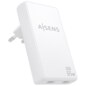 AISENS Cargador De Pared GaN Ultra Delgado 65W, 2xUSB-C PD3.0 QC4.0, Blanco