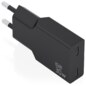 AISENS Cargador Ultra Delgado GaN 30W, 2xUSB-C PD3.0, Negro