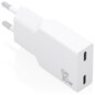 AISENS Cargador Ultra Delgado GaN 30W, 2xUSB-C PD3.0, Blanco