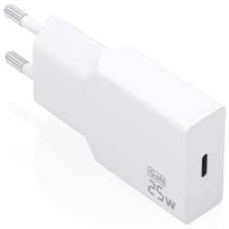 AISENS Cargador Ultra Delgado GaN 25W, 1xUSB-C PD3.0, Blanco
