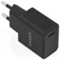 AISENS Cargador GaN USB-C PD3.0 1xUSB-C 20W, Negro