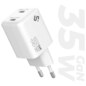 SUBBLIM Cargador GaN 35W Doble USB-C
