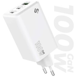SUBBLIM SUBCHG-6G1003 cargador de dispositivo móvil Universal Blanco Corriente alterna Carga rápida Interior