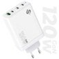 SUBBLIM Cargador GaN 120W USB-C, 4 Puertos (3x USB-C + 1x USB-A)