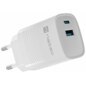 NATEC NUC-2140 cargador de dispositivo móvil Universal Blanco Corriente alterna Carga rápida Interior
