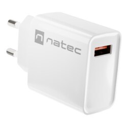 NATEC RIBERA Universal Blanco Corriente alterna Carga rápida Interior