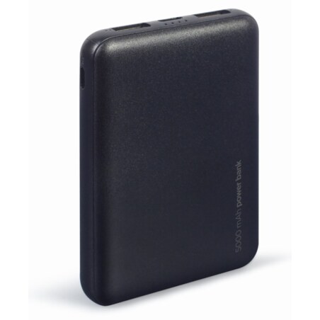 Gembird PB05-02 batería externa Polímero de litio 5000 mAh Negro