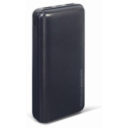 Gembird PB20-02 batería externa Polímero de litio 20000 mAh Negro