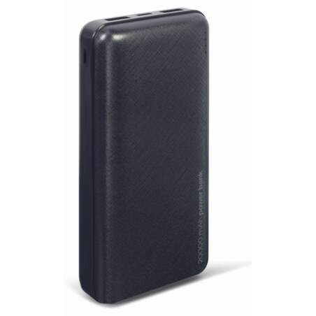 Gembird PB20-02 batería externa Polímero de litio 20000 mAh Negro