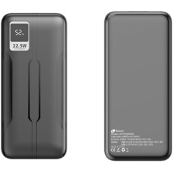 Leotec LEPOW20W22K batería externa Polímero de litio 20000 mAh Negro