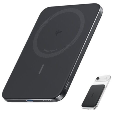 Anker A1665 5000 mAh Cargador inalámbrico Negro