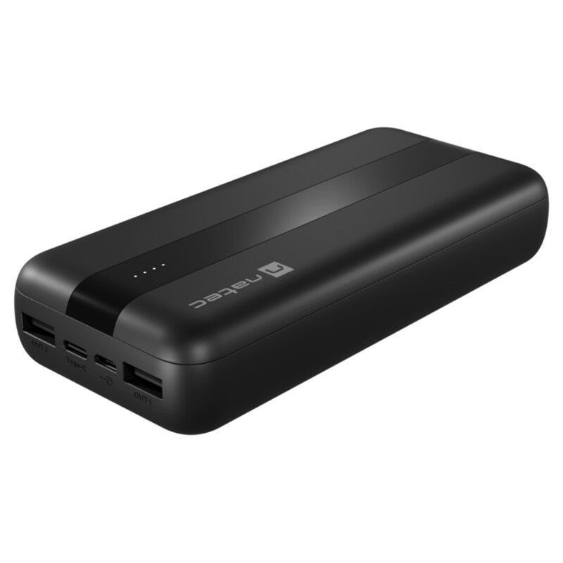 NATEC Trevi Polímero de litio 20000 mAh Negro