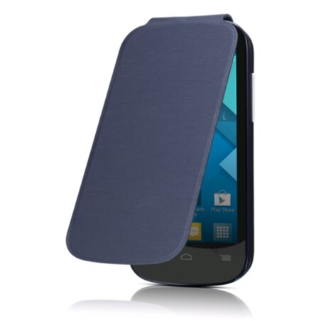 Alcatel F-GCGB27B0A10C1-A1 funda para teléfono móvil Libro Negro, Azul