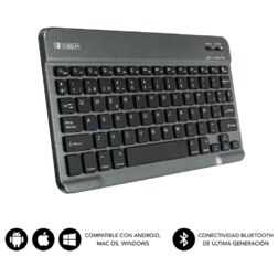 SUBBLIM Teclado Bluetooth Smart BT Keyboard Grey