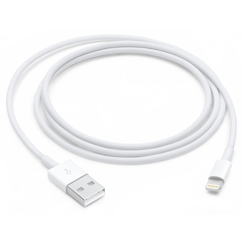 Apple MXLY2ZM/A cable de conector Lightning 1 m Blanco