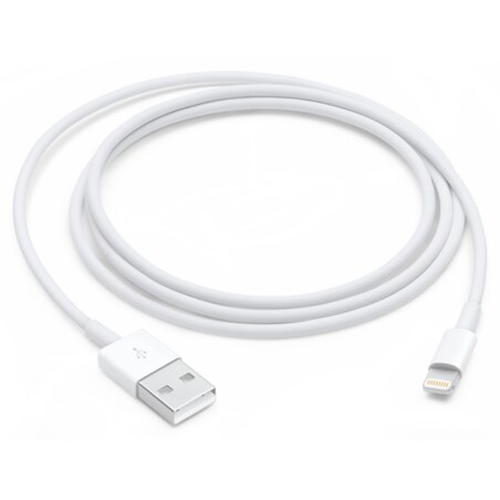 Apple MXLY2ZM/A cable de conector Lightning 1 m Blanco