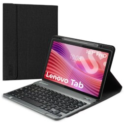 SUBBLIM Funda Tablet Keytab Pro BT Compatible con Lenovo Tab 2025 Negro Teclado BT Bater