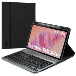 SUBBLIM Funda Tablet Keytab Pro BT Compatible con Lenovo Tab Plus 2025 Negro 11,5 Teclad
