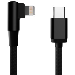 Gembird CC-USB2-CMLML-0.2M cable de conector Lightning 0,2 m Negro