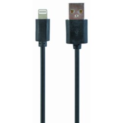 Gembird CC-USB2-AMLM-1M cable de conector Lightning Negro