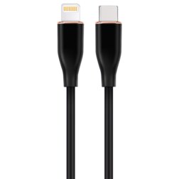 Gembird GMB Audio CC-USB2S-CM8PM-1.5M-BK cable de conector Lightning 1,5 m Negro