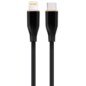 Gembird GMB Audio CC-USB2S-CM8PM-1.5M-BK cable de conector Lightning 1,5 m Negro