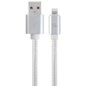 Gembird CCB-MUSB2B-AMLM-6-S cable de conector Lightning 1,8 m Plata