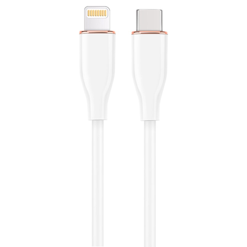 Gembird GMB Audio CC-USB2S-CM8PM-1.5M-W cable de conector Lightning 1,5 m Blanco