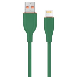 Gembird Premium Silikon Lade-Datenkabel 1.5 m Grün - CC-USB2S-AM8PM-1 - Digital/Daten - 1,5 m