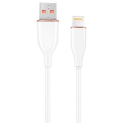 Gembird CC-USB2S-AM8PM-1.5M-W cable de conector Lightning 1,5 m Blanco