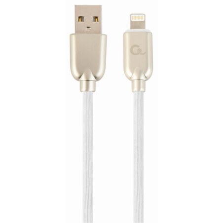 Cablexpert CC-USB2R-AMLM-1M-W cable de conector Lightning Blanco