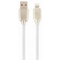 Cablexpert CC-USB2R-AMLM-1M-W cable de conector Lightning Blanco