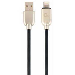 Cablexpert CC-USB2R-AMLM-1M cable de conector Lightning Negro